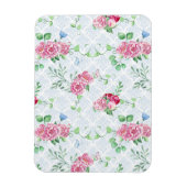 Aquarellpeere, Schmetterlingswasserfarbe Magnet (Vertikal)