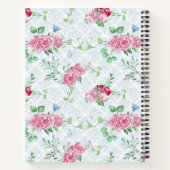 Aquarellpeere, Schmetterlingswasserfarbe Notizblock (Rückseite)