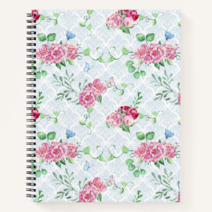 Aquarellpeere, Schmetterlingswasserfarbe Notizblock