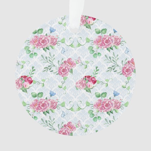 Aquarellpeere, Schmetterlingswasserfarbe Ornament (Vorderseite)