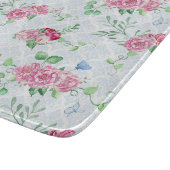 Aquarellpeere, Schmetterlingswasserfarbe Schneidebrett (Ecke)