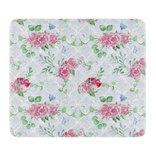 Aquarellpeere, Schmetterlingswasserfarbe Schneidebrett