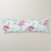 Aquarellpeere, Schmetterlingswasserfarbe Seitenschläferkissen (Rückseite)