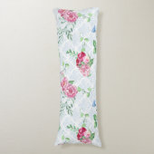 Aquarellpeere, Schmetterlingswasserfarbe Seitenschläferkissen (Vorderseite Vertikal)