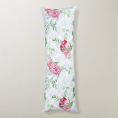 Aquarellpeere, Schmetterlingswasserfarbe Seitenschläferkissen (Rückseite (Vertikal))