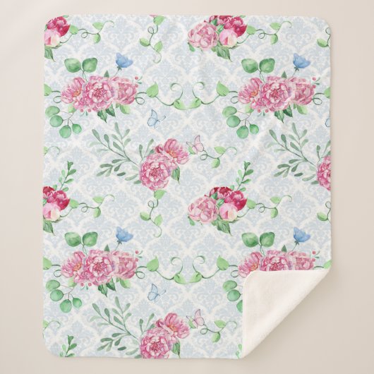 Aquarellpeere, Schmetterlingswasserfarbe Sherpadecke (Vorderseite)