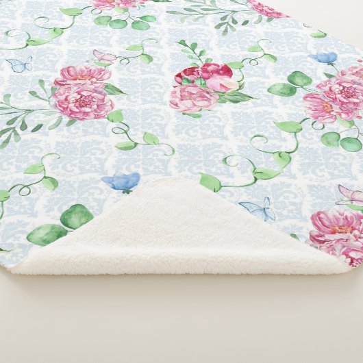 Aquarellpeere, Schmetterlingswasserfarbe Sherpadecke (3/4)