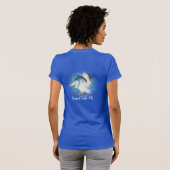 Aquarellpelikan 19 T-Shirt (Schwarz voll)