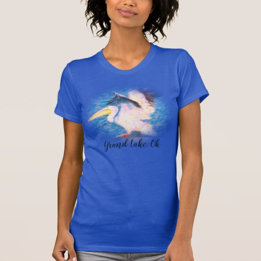 Aquarellpelikan 19 T-Shirt (Vorderseite)