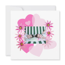 Aquarellpfeifen Rosa Herzen Foto Twins