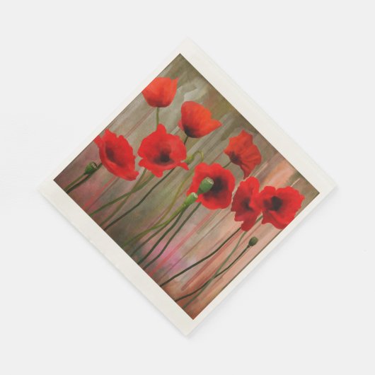 Aquarellpfeifen Serviette (Ecke)