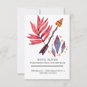 Aquarellpfeil & Diamanten