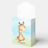 Aquarellpferd-Kinderdusche Geschenkschachtel (Geöffnet)