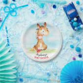 Aquarellpferd-Kinderdusche Pappteller (Party)
