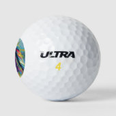 Aquarellpferde Golfball (Logo)