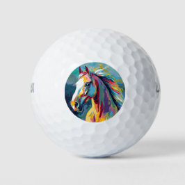Aquarellpferde Golfball