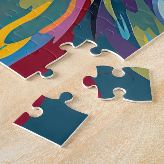 Aquarellpferde Puzzle (Seite)