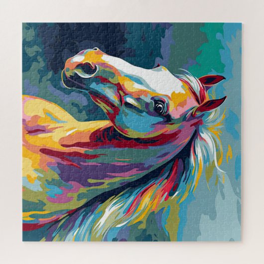 Aquarellpferde Puzzle (Horizontal)