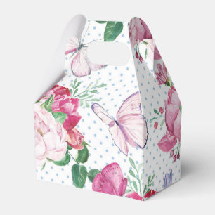 Aquarellpferde, Wasserfarbenschmetterling Geschenkschachtel