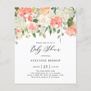 Aquarellpfirsich und Elfenbeinküste Blume Kinderdu