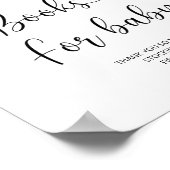 Aquarellpfirsiche, Bücher für Babyposter Poster (Ecke)