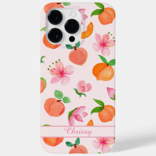 Aquarellpfirsiche und Blume Case-Mate iPhone 14 Pro Max Hülle