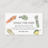 Aquarellpflanze Bauern Markt Bücher für Kinder Begleitkarte (Vorderseite)