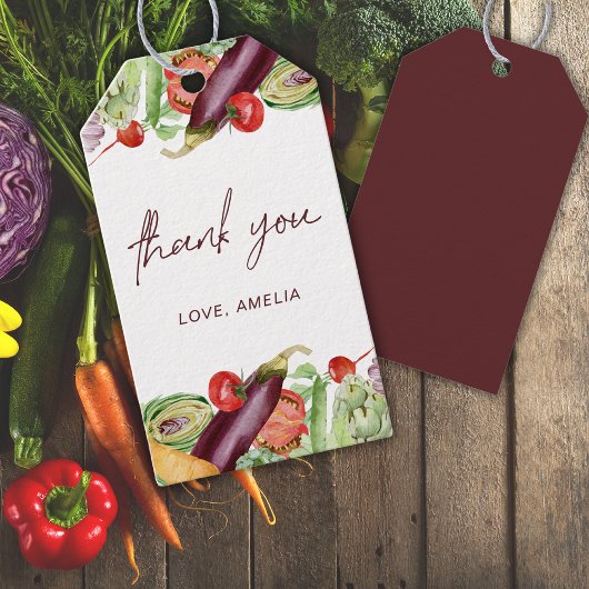 Aquarellpflanze neutrale Geschlechtsdusche Geschenkanhänger