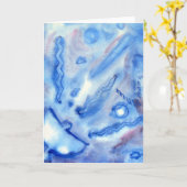 Aquarellpflanze Satellit Karte (Gelbe Blume)