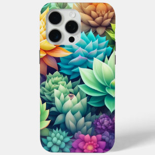 Aquarellpflanze Succulents Collage Case-Mate iPhone Hülle