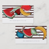 Aquarellpflanze Visitenkarte (Vorne/Hinten)