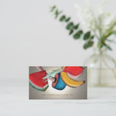 Aquarellpflanze Visitenkarte (Stehend Vorderseite)