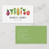 Aquarellpflanze Visitenkarte (Vorne/Hinten)