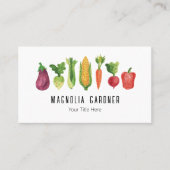 Aquarellpflanze Visitenkarte (Vorderseite)