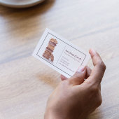 Aquarellpflaster Visitenkarte