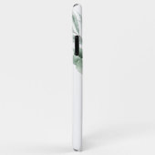 Aquarellpfropfen und Rose mit Ihrer Monogramm Case-Mate iPhone Hülle (Hinten/Rechts)