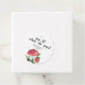 Aquarellpilz - Pop! wenn sie Pop! Geschenkanhänger (Beispiel)