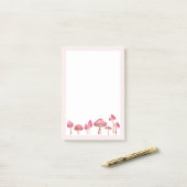 Aquarellpilz Post-it Klebezettel (Auf Schreibtisch)