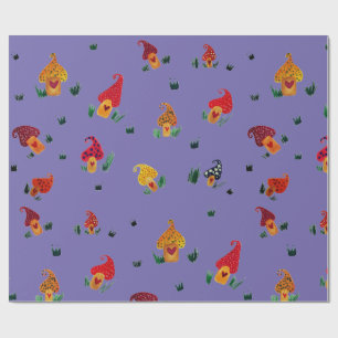 Aquarellpilze Geschenkpapier