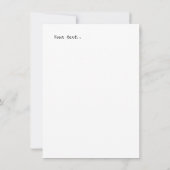 Aquarellpilze Hübscher Igel im Wald Karte (Rückseite)