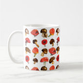 Aquarellpilze Niedliches Fallmuster Kaffeetasse (Links)