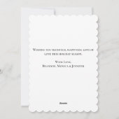 Aquarellpinguin Frohe Weihnachten Frohe fröhlich h (Rückseite)