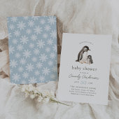 Aquarellpinguin Kinderdusche Einladung