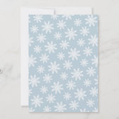 Aquarellpinguin Kinderdusche Einladung (Rückseite)