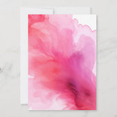 Aquarellpinke 2019 Einladung zur Graduation Party (Rückseite)