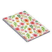 Aquarellpinke Blume Blumenmuster-69677 Notizblock (Rechte Seite)