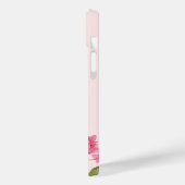 Aquarellpinke Hydrangea Lacecaps Illustration Case-Mate iPhone Hülle (Rückseite / Links)
