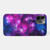 Aquarellpinke, Lila-blaue Marmorgalaxie Case-Mate iPhone Hülle (Rückseite (Horizontal))