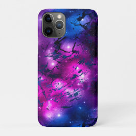 Aquarellpinke, Lila-blaue Marmorgalaxie Case-Mate iPhone Hülle