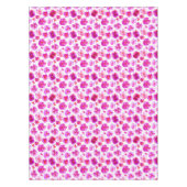 Aquarellpinke Pansy blumenfarbene Blume Tischdecke (Vorderseite)